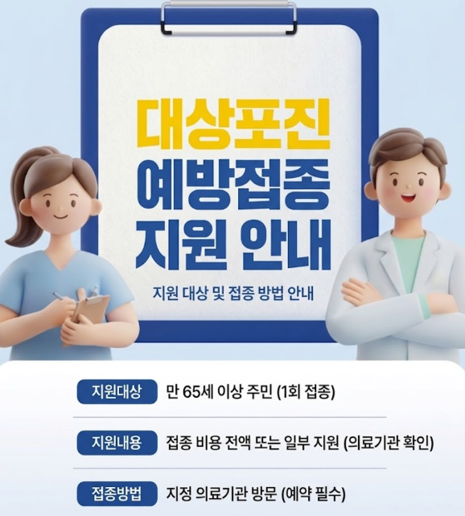 대전 서구 대상포진 보건소 접종 가격 및 저렴한 병원