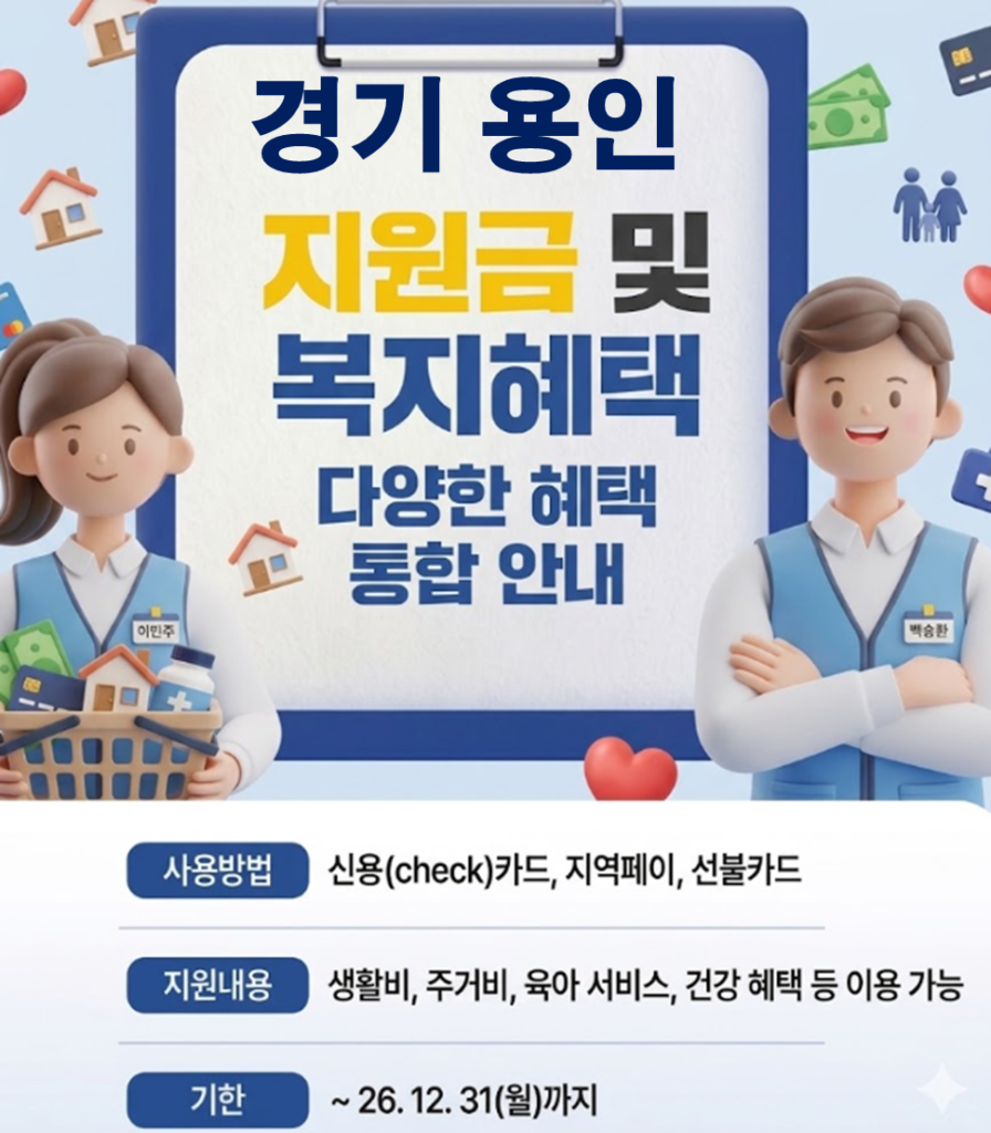 용인 민생활력지원금 지급 될까? (지급시기 및 신청방법)